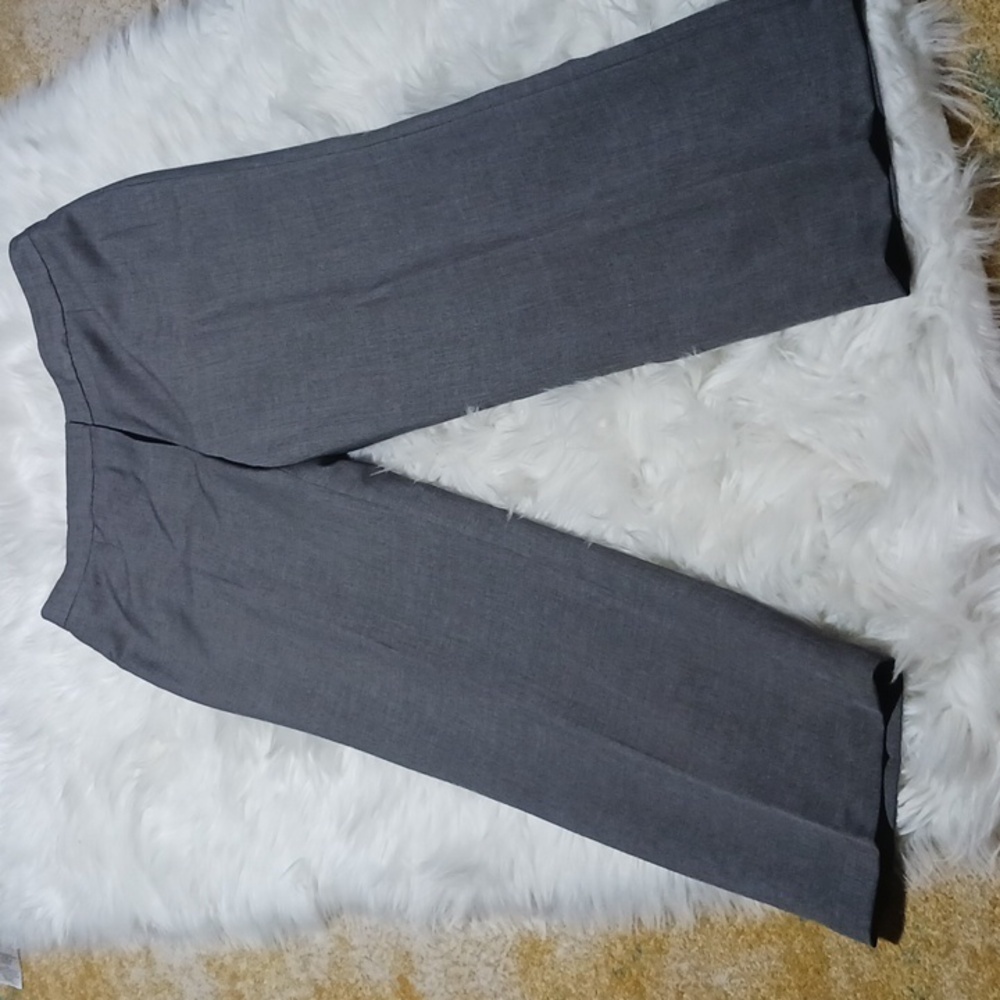 Kasper size 12 Grey career slacks/pants, lined like new - Picture 4 of 11
